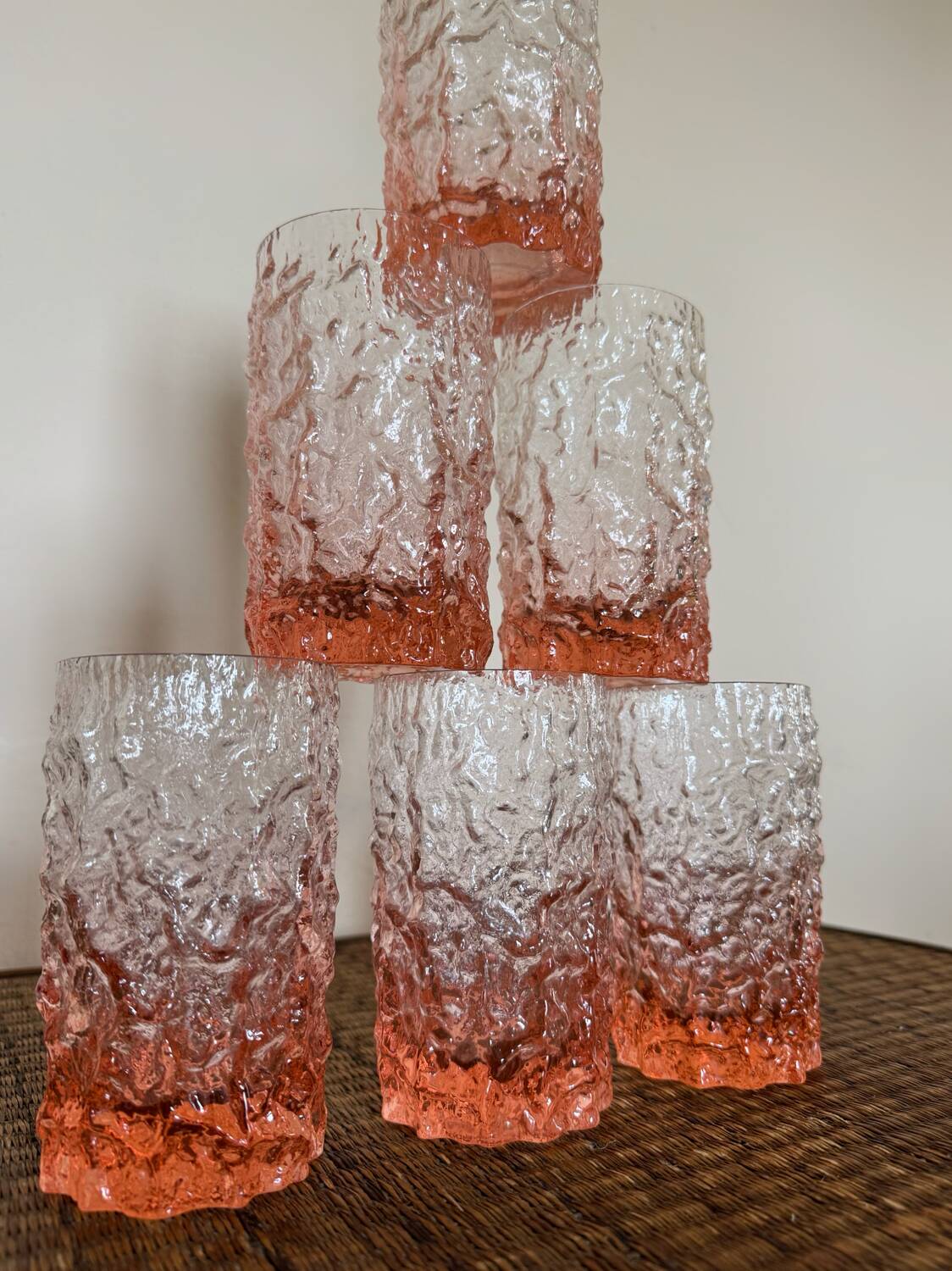 Geoffrey Baxter glasses from the 60s