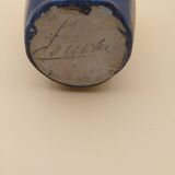 Puisaye stoneware vase signed Léon Pointu