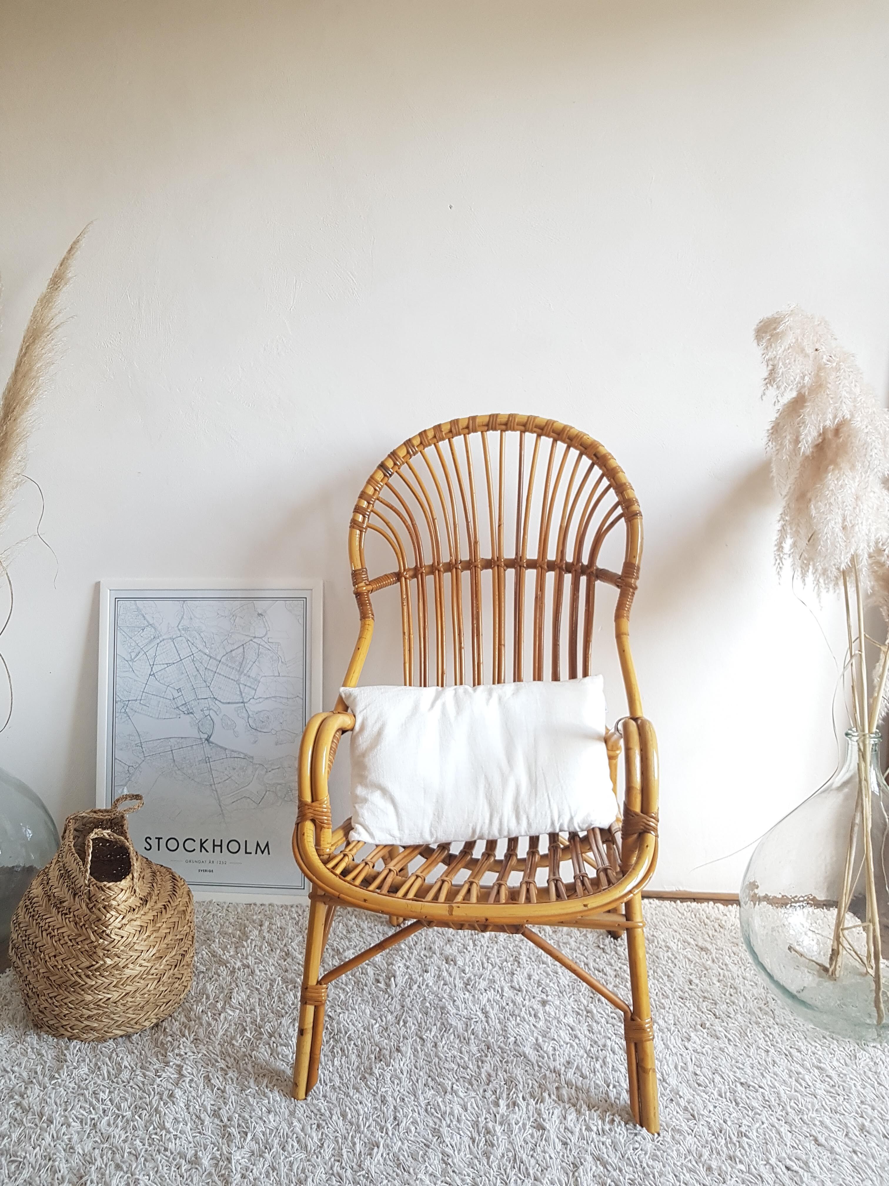 Vintage rattan chair