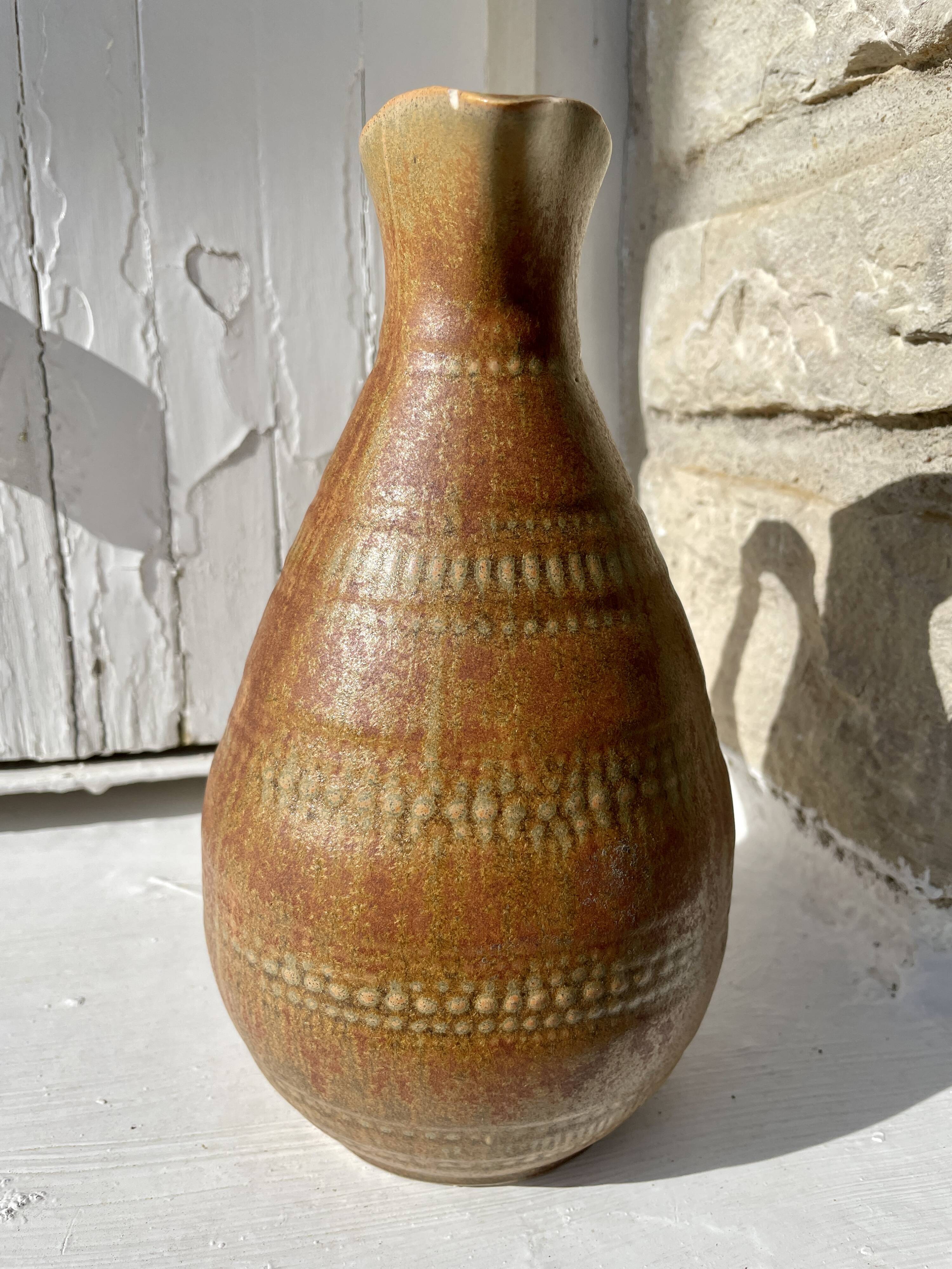 Vintage Digoin ceramic jug