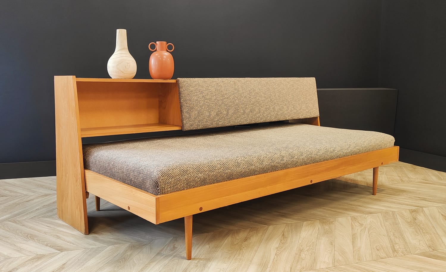 Mid century sofa bed vintage