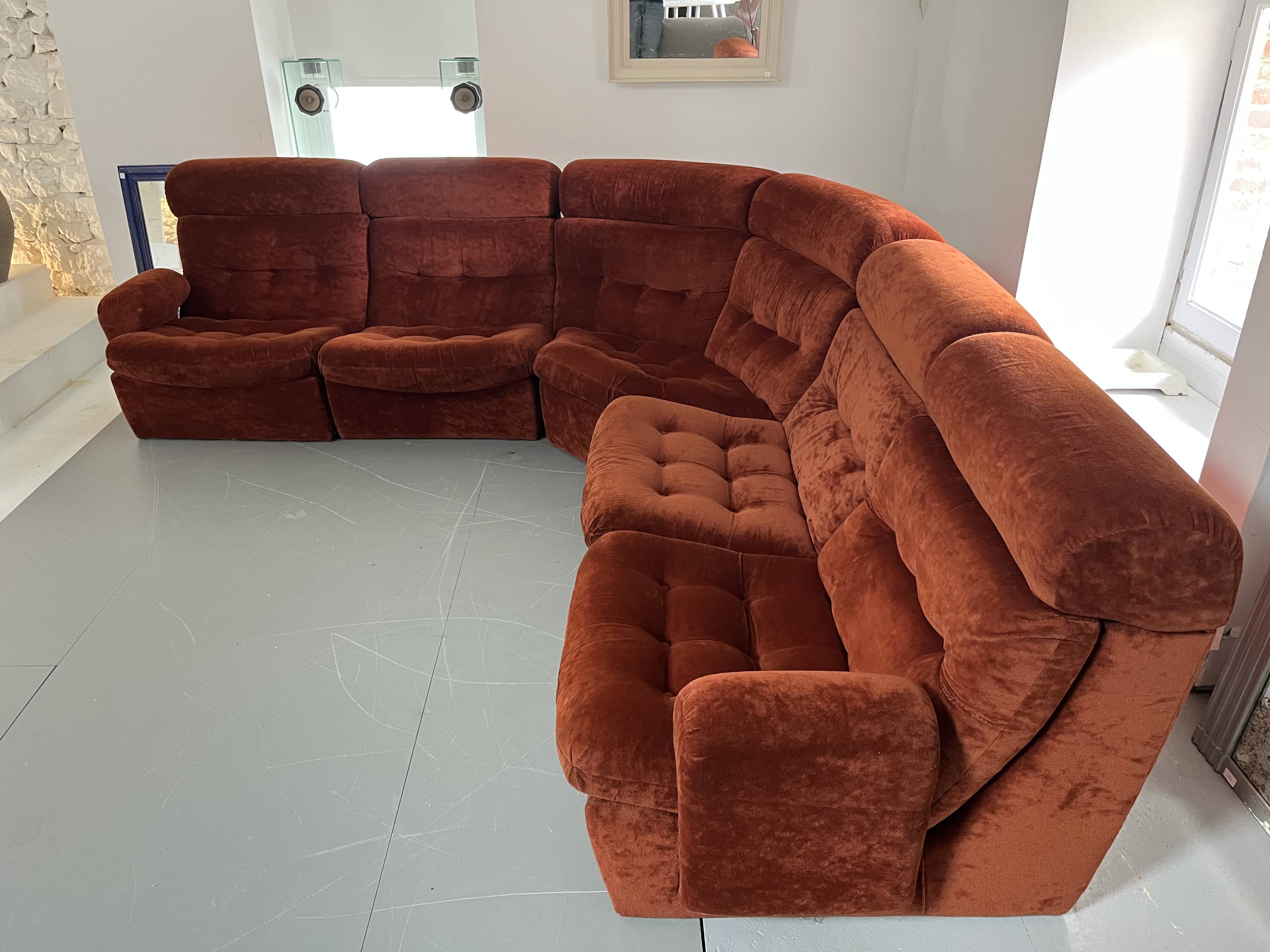 Modular corner sofa 1970s
