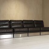 Roche Bobois French lounge chair set from the 1970s