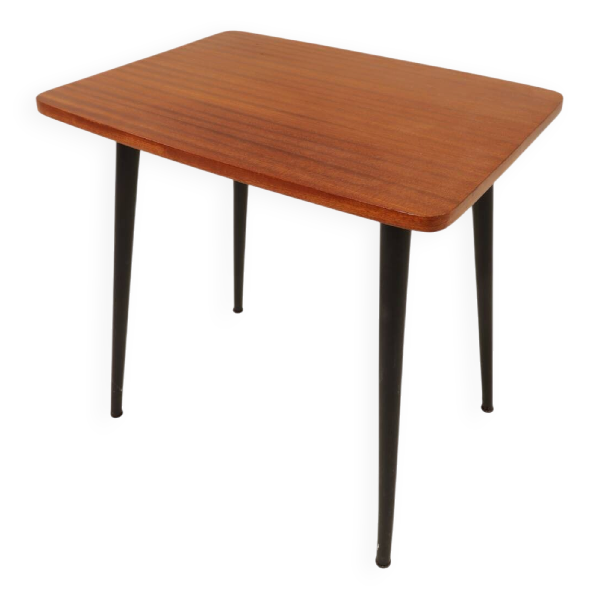 Vintage coffee table modern design 1970 mahogny