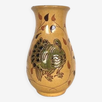 Vase céramique italienne « le Paon »