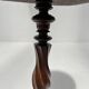 Napoleon III style gueridon in walnut and marble, 20th century.