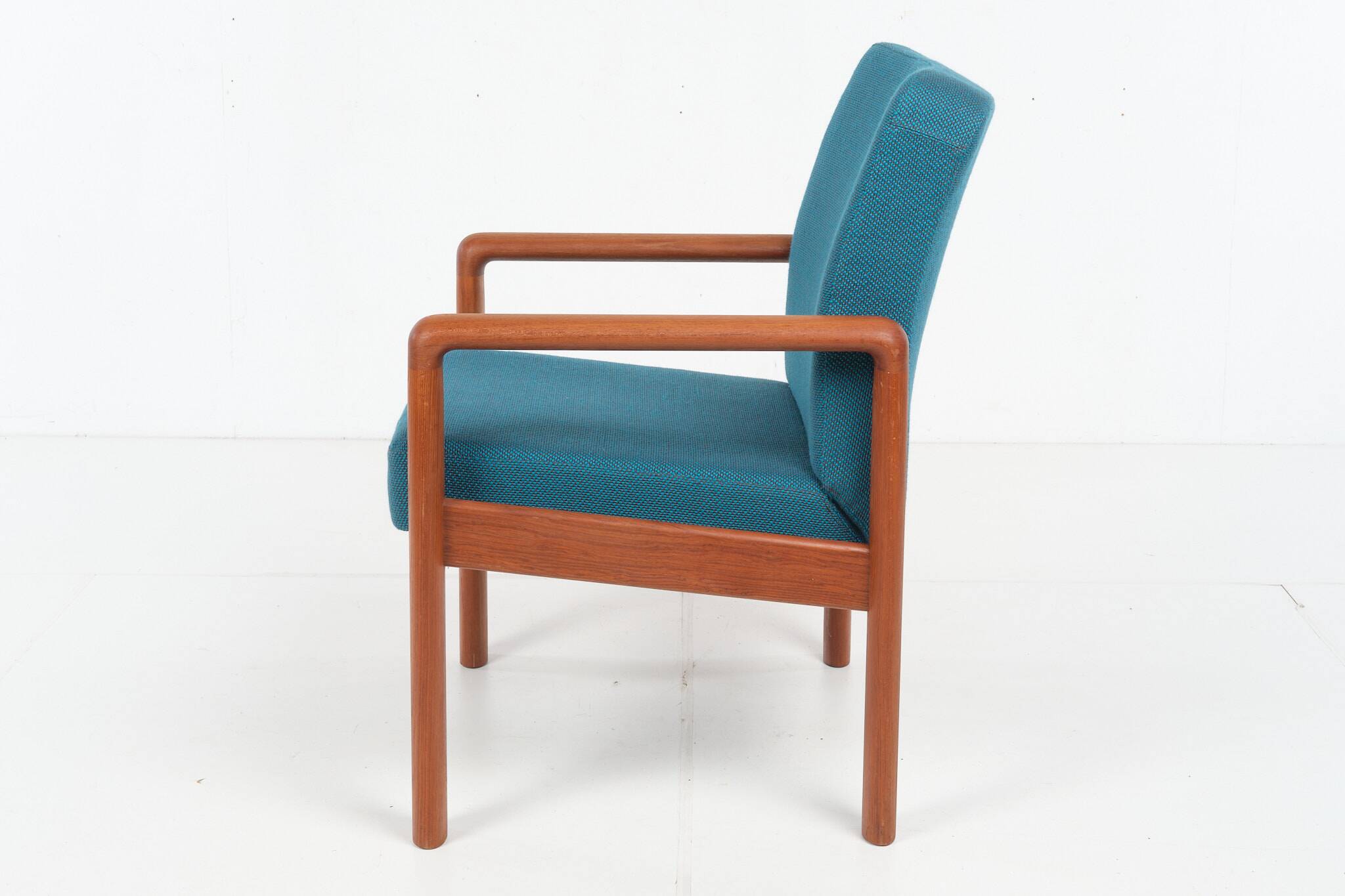 Kai Kristiansen armchair, vintage, 1960s, teak, Denmark, newly