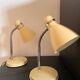 Paire de lampe tôle beige