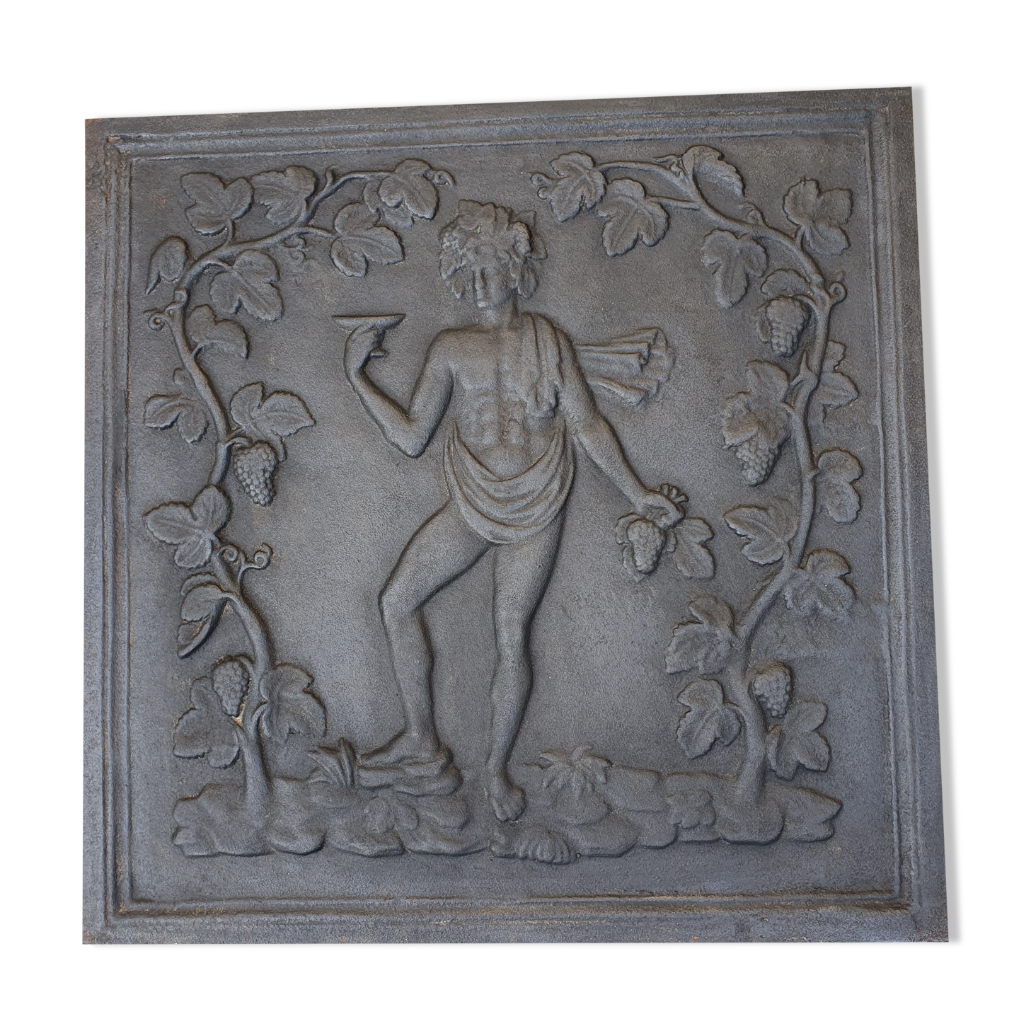 Old fireplace plate
