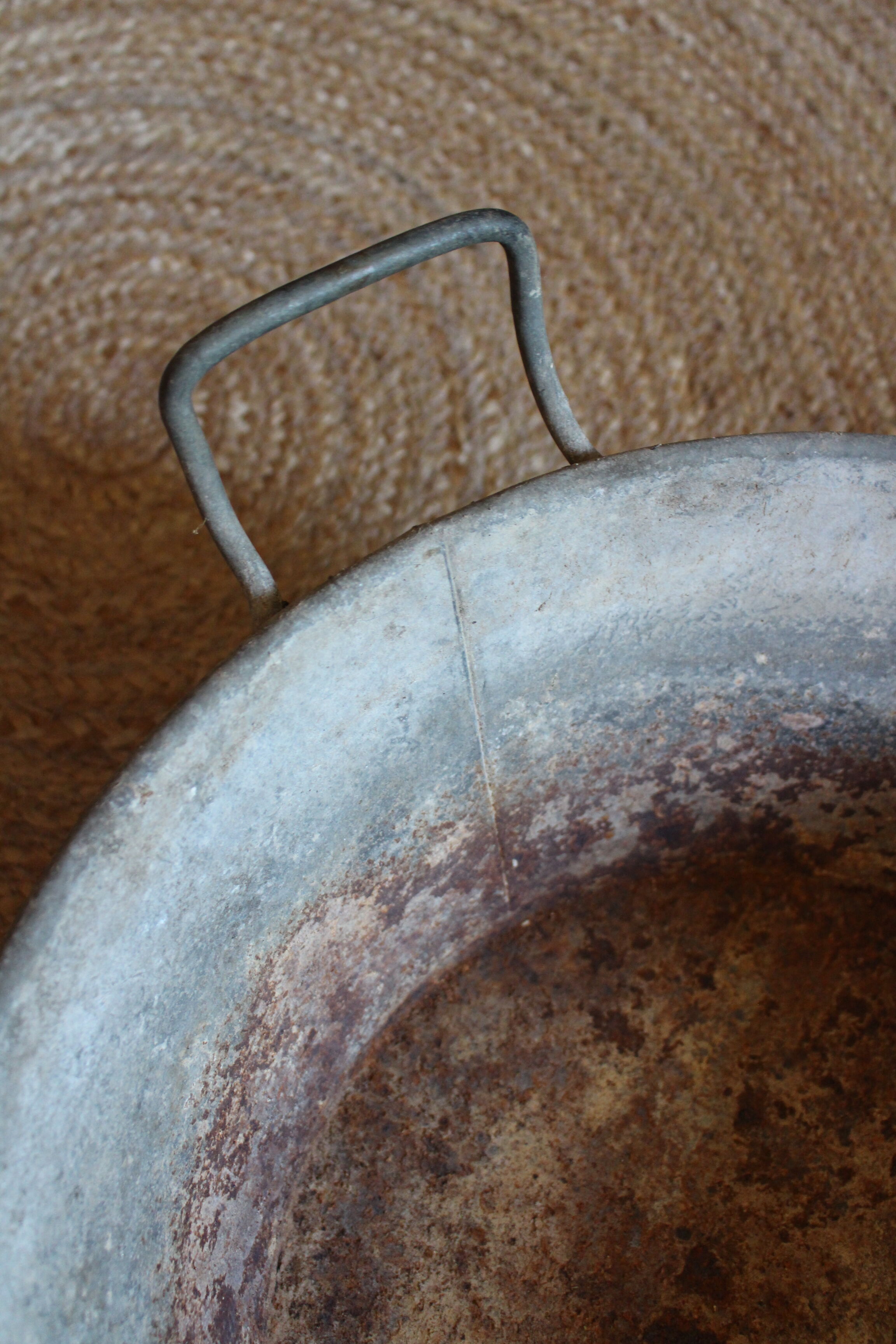 Zinc basin low garden