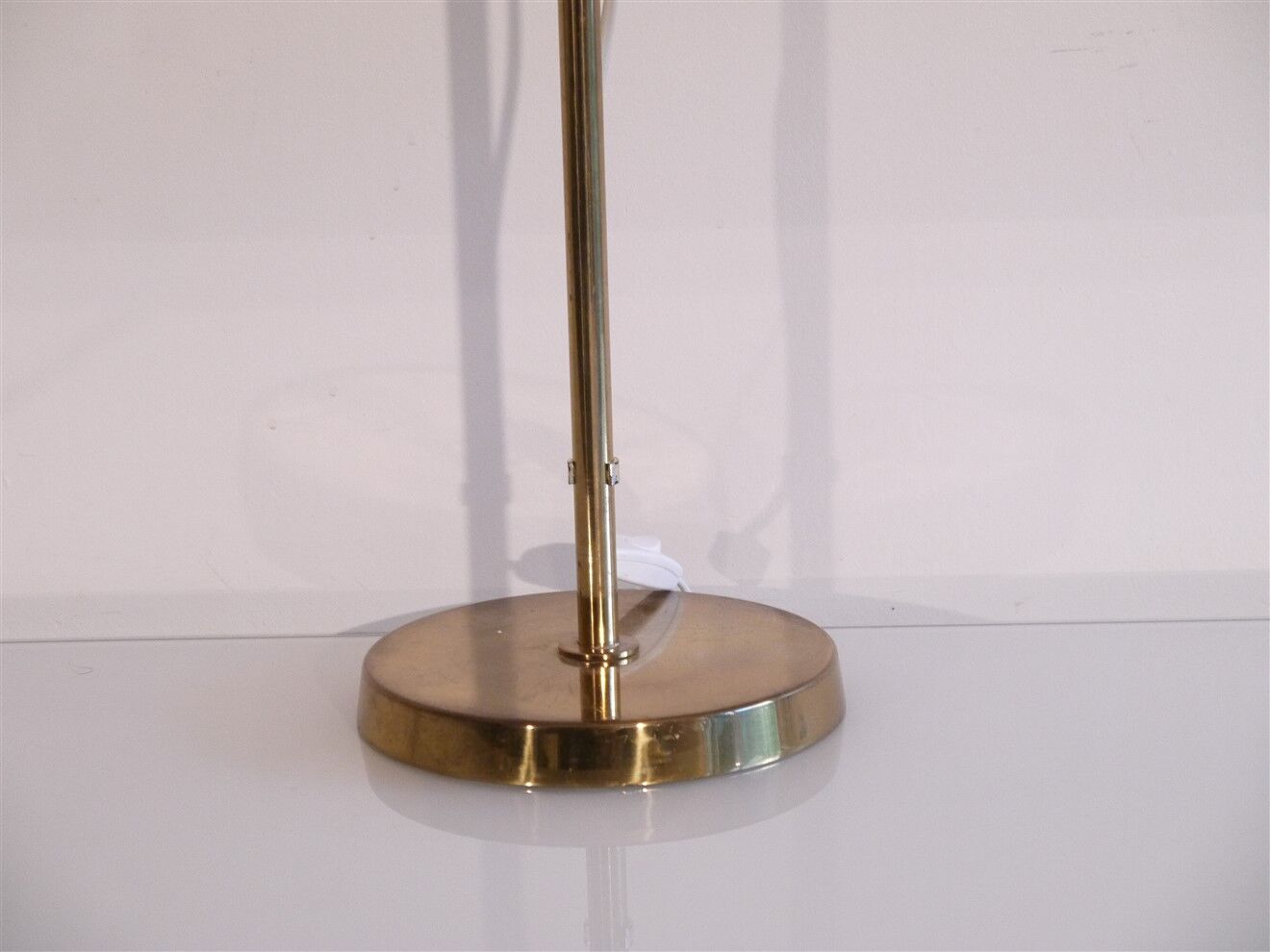 Lampe en laiton de Bergboms Suède 1970