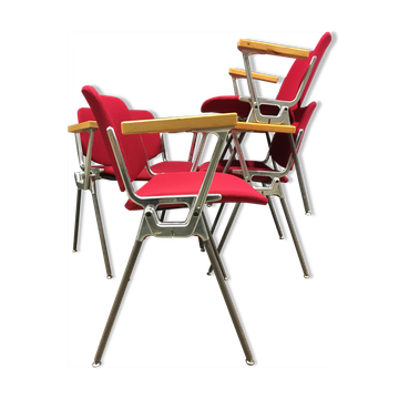 DSC 106 chairs by Giancarlo Piretti for Anonima Castelli.