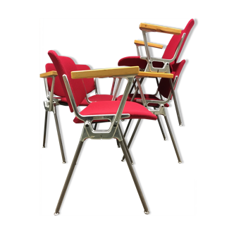 DSC 106 chairs by Giancarlo Piretti for Anonima Castelli.