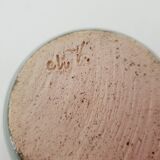 Ovoid soliflore vase in glazed ceramic Signed (Signature to be identified)