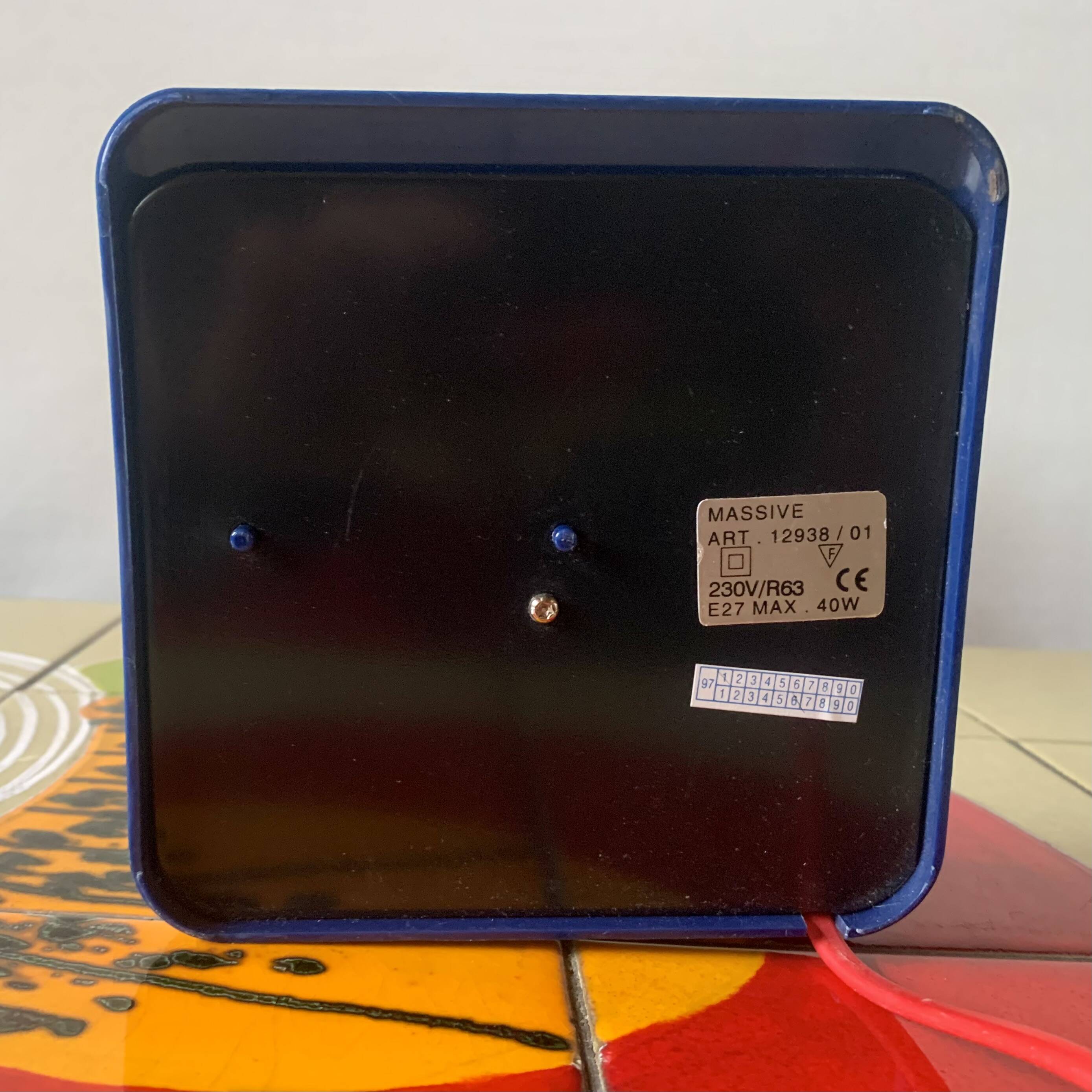 Vintage Memphis Style Multicolor Desk Lamp - Massive Model 12938