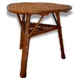 Table tripod pick, rattan