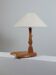 Beautiful one of a kind hand carved organic Art deco table lamp