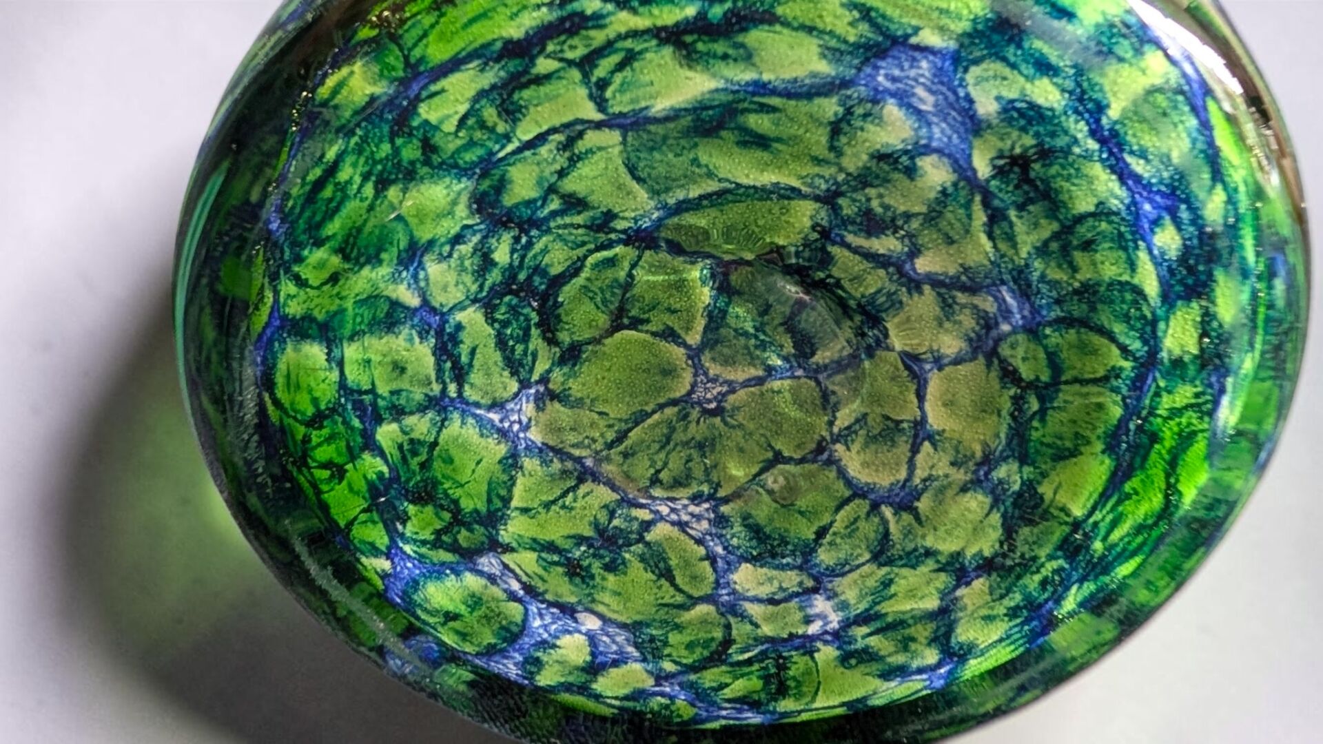Grand vase en verre soufflé style La Rochère – 30 cm