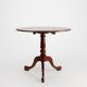 Vintage English Round Tilt Top Table in Cherry, 1950s