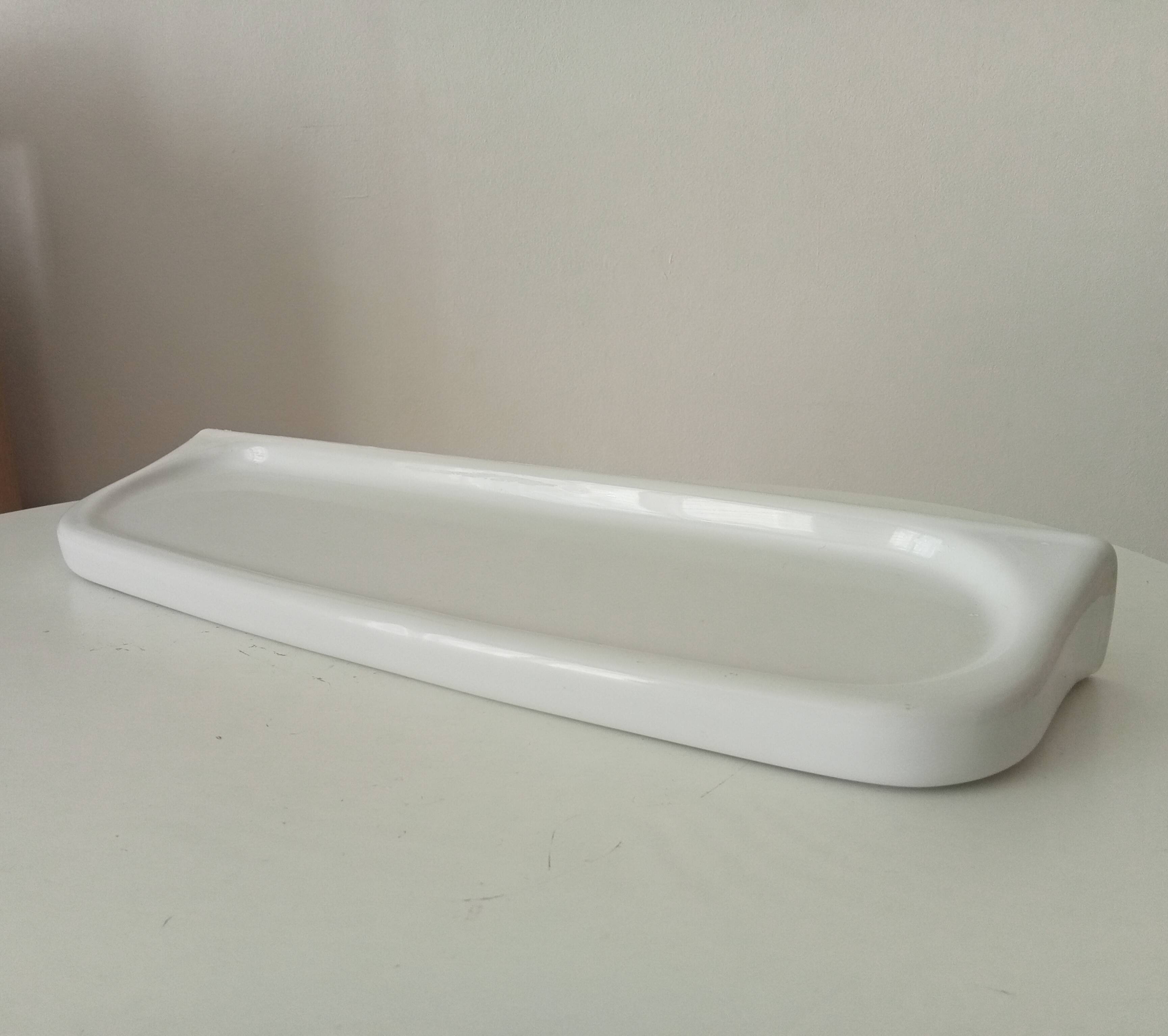 Vintage porcelain wall shelf