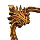 Louis XV style gilded mirror