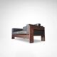 Bastiano 2-seater sofa by Afra & Tobia Scarpa for Knoll Int 1980s