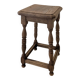 Oak stool in Louis XIII style