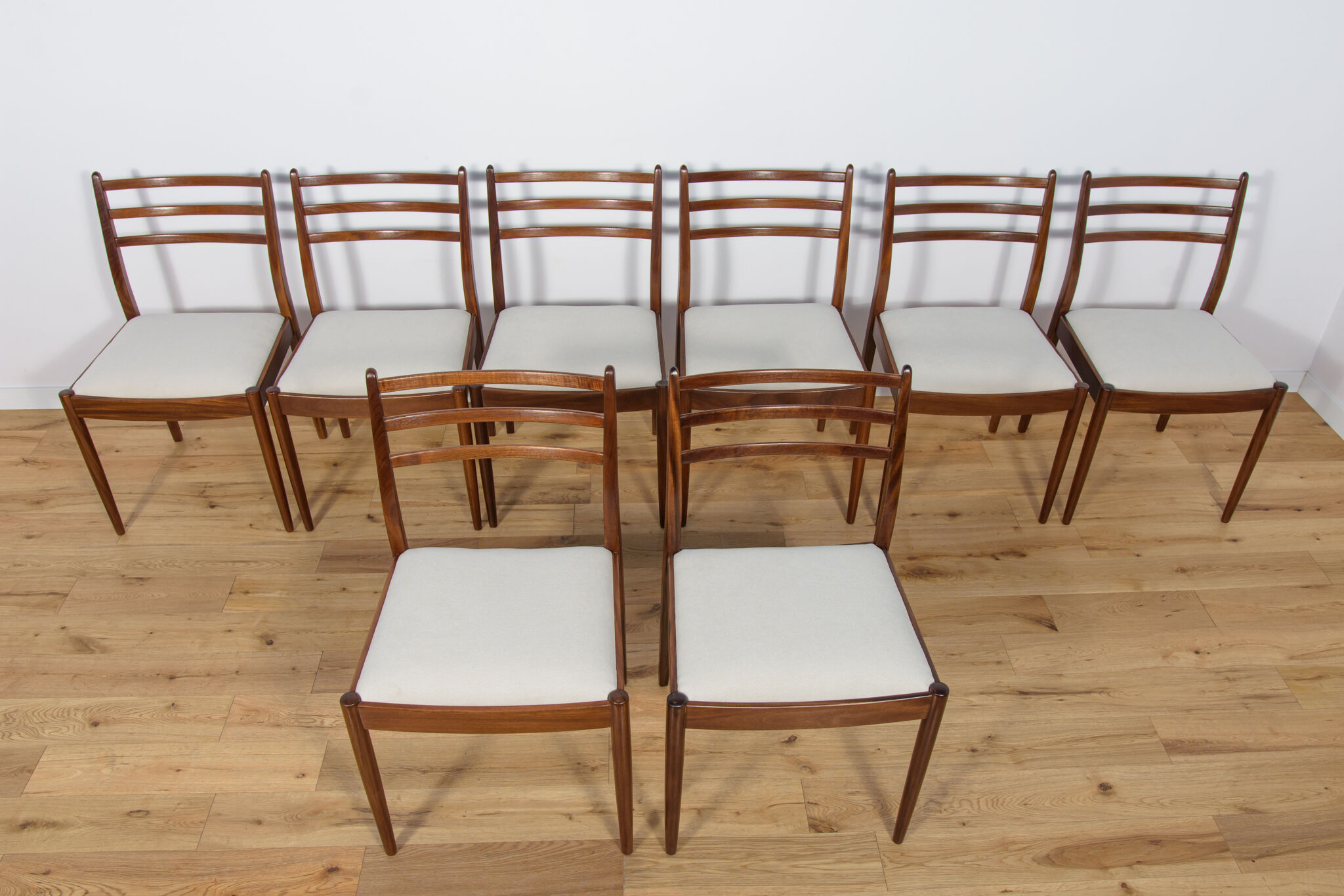 Mid-century teak dining chairs by Victor Wilkins for G-Plan, 1960s, set of 8