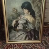 Portrait of a woman or painting