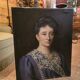 Portrait huile sur toile