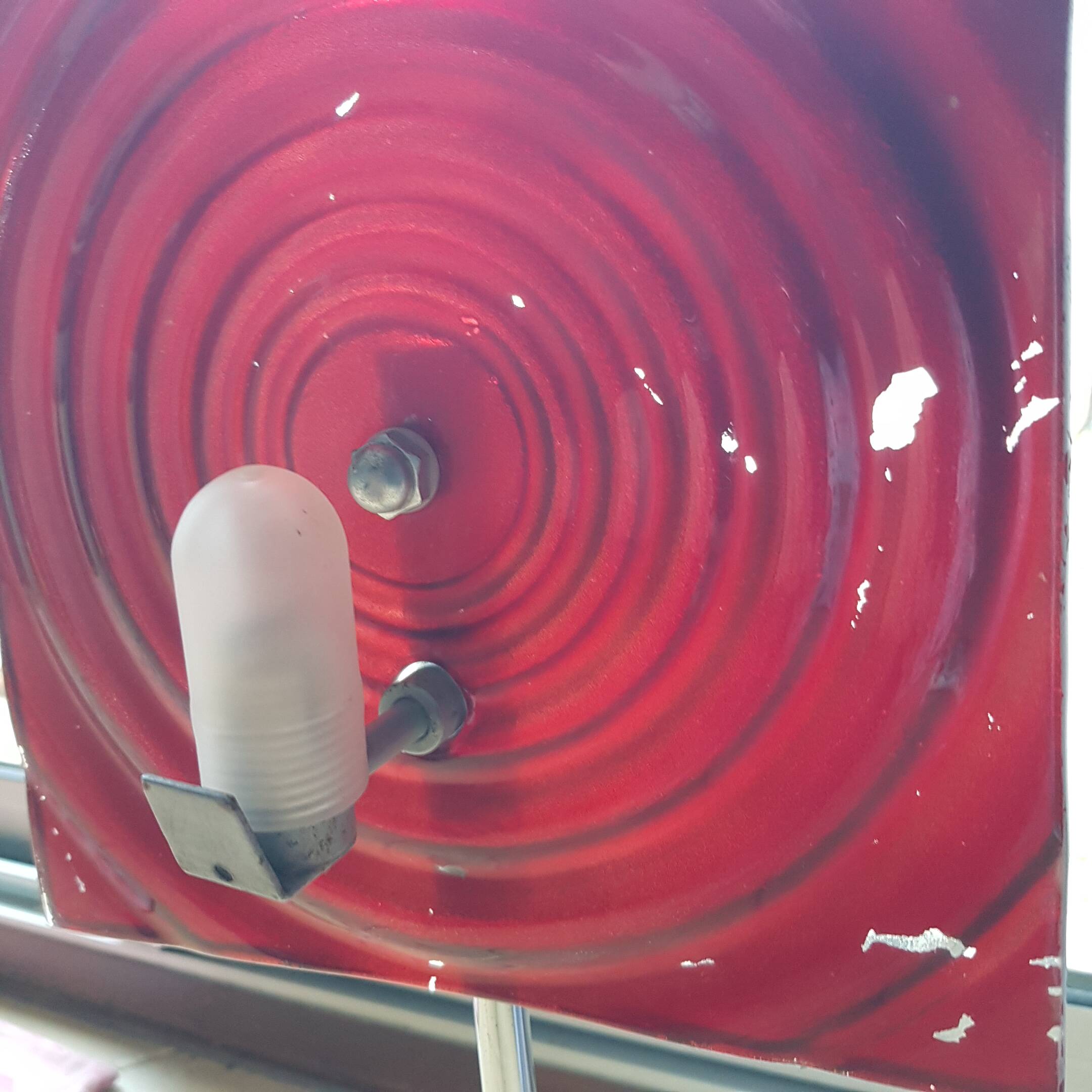 Late 70's psychedelic style reflective lamp