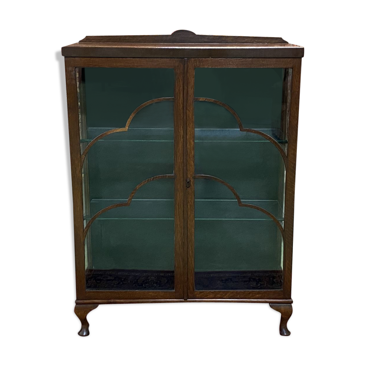 English Art Nouveau showcase, early 20th century
