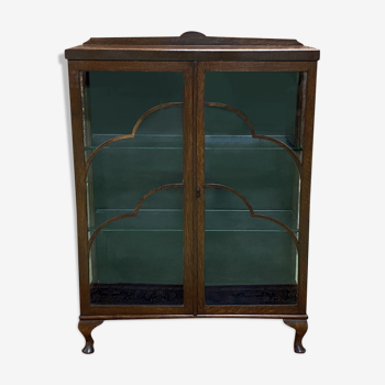 Vitrine anglaise Art nouveau, début XXème