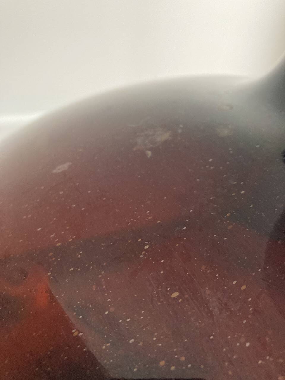 Amber demijohn 50l late 19th century