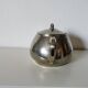 vintage teapot covered with silver metal