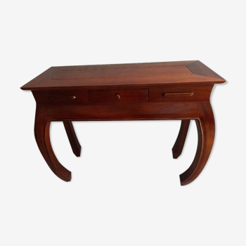 Asian decorative console table solid wood mahogany tbe