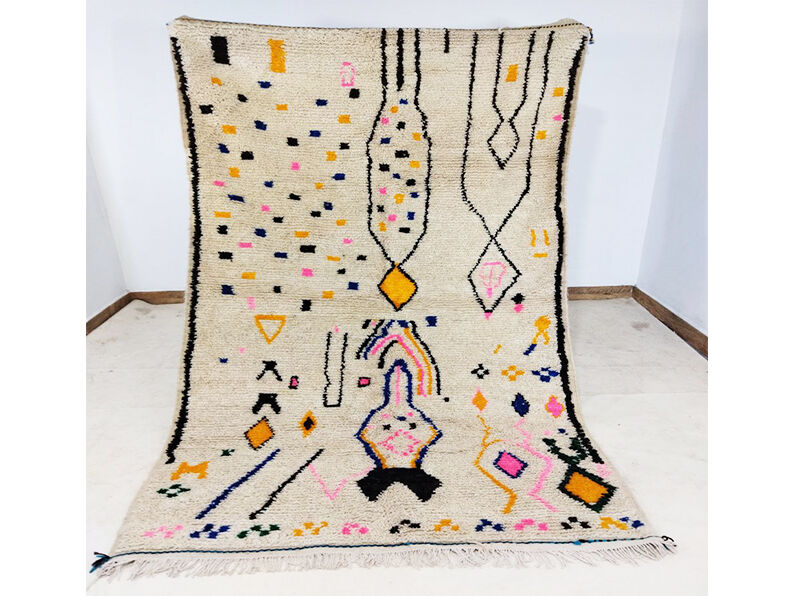 Tapis berbère marocain fait main 263 x 156 cm