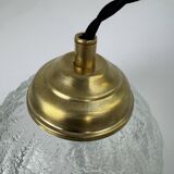 Lot of 3 vintage round glass pendants