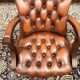 Classic English Chesterfield President Chair