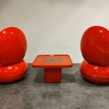 Peter Ghyczy egg chair set, 1960s