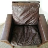Leather armchair design 1980