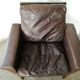 Leather armchair design 1980