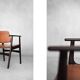 Vintage Mid-Century Scandinavian Modern Mahogany Office Chair, 1960s