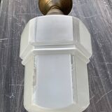 Art Deco glass ceiling light, as beautiful as a skyscraper