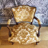 Louis XV style low armchair