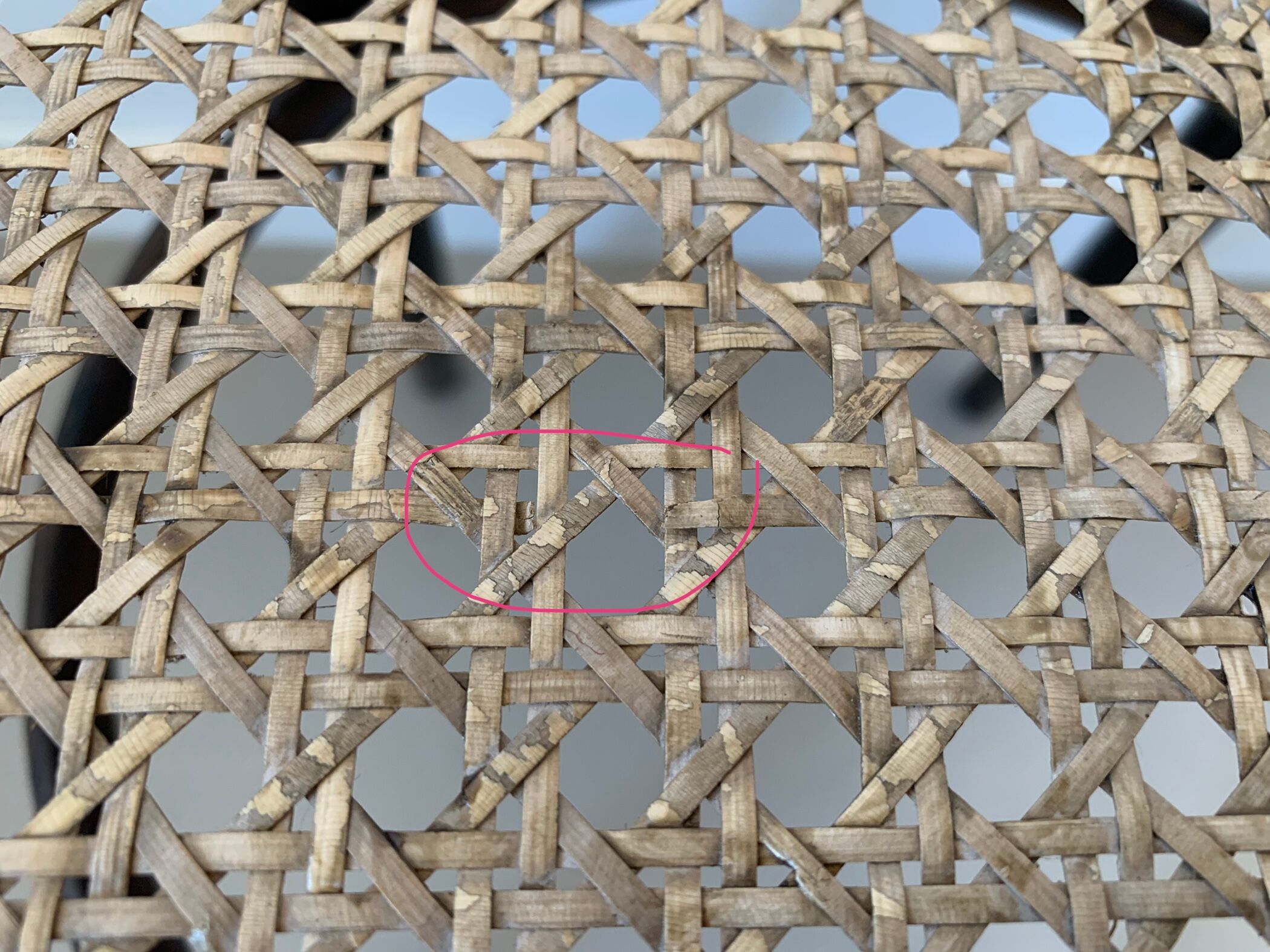 Antique Fischel bistro chair