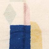 Moroccan rug in multi-colored wool, gift size 250x150cm
