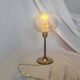Sciolari style brass and glass lamp, 1970