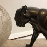 Panther lamp art deco