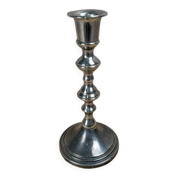 Silver-plated candlestick – vintage classic style